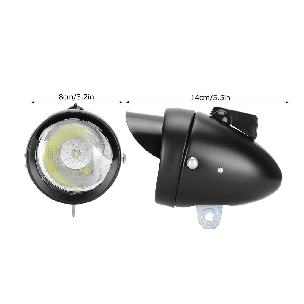 Vintage   Headlight Retro Bike LED Light Night Riding   Front Head Lamp Cycling Accessories