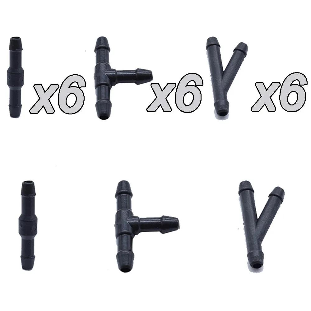 T Y I Type Wiper Spray Pipe Joint Car Windshield Washer Plastic Windshield Wiper Nozzle Hose Pipe Connector Auto Accessories