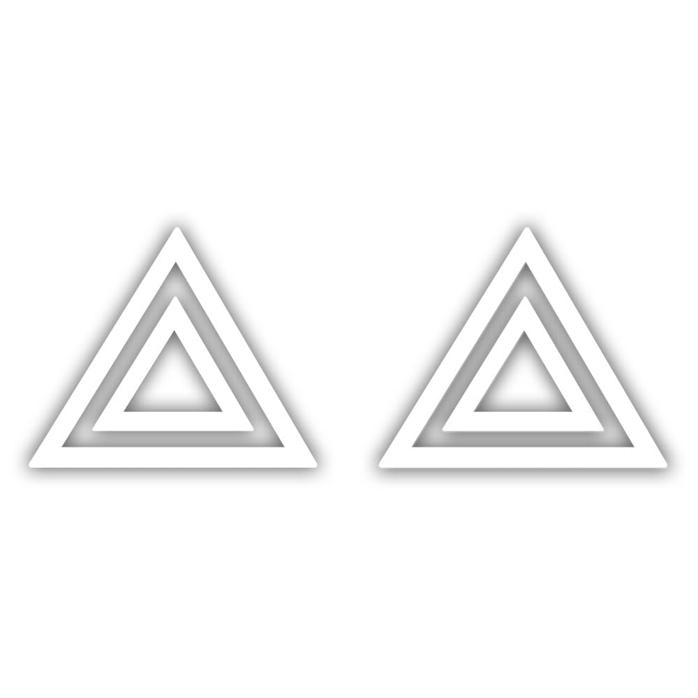 

Наклейка аварийной сигнализации (белый) Треугольная метка Наклейка Переключатель Техосмотр автомобиля Набор из 2 штук белый