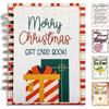 Christmas Gift Card Book Holder, DIY Spiral Bound Merry Christmas Gift Card Book