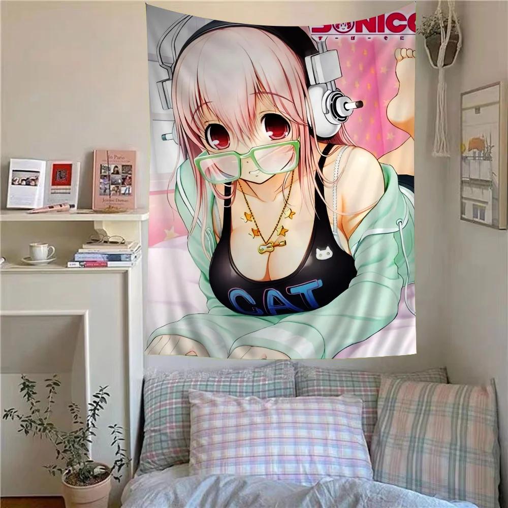 VIKAMA 2026 New Supersonic Manga Tapestry  Classic Anime Wall Hanging  Aesthetic Decor for Living Rooms Bedrooms and Dorms