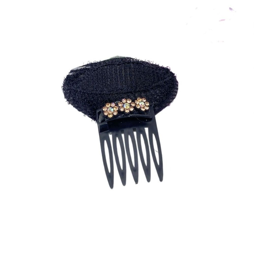 Flower DIY Hair Styling Tool Invisible Hair Base Elegant Bun Bump It Up Volume Hair Base  Girl