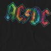 AC/DC Unisex Adult Tie Dye Logo T-Shirt