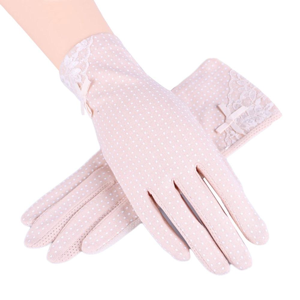 Touch Screen Summer Sunscreen Gloves UV Protection Anti-UV Mittens Cycling Driving Gloves Running