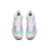 New Anta Water Flower 4 Slip Resistant Cushioning Wear Resistant Low Top Basketball Shoes White Multicolor 112221602-9