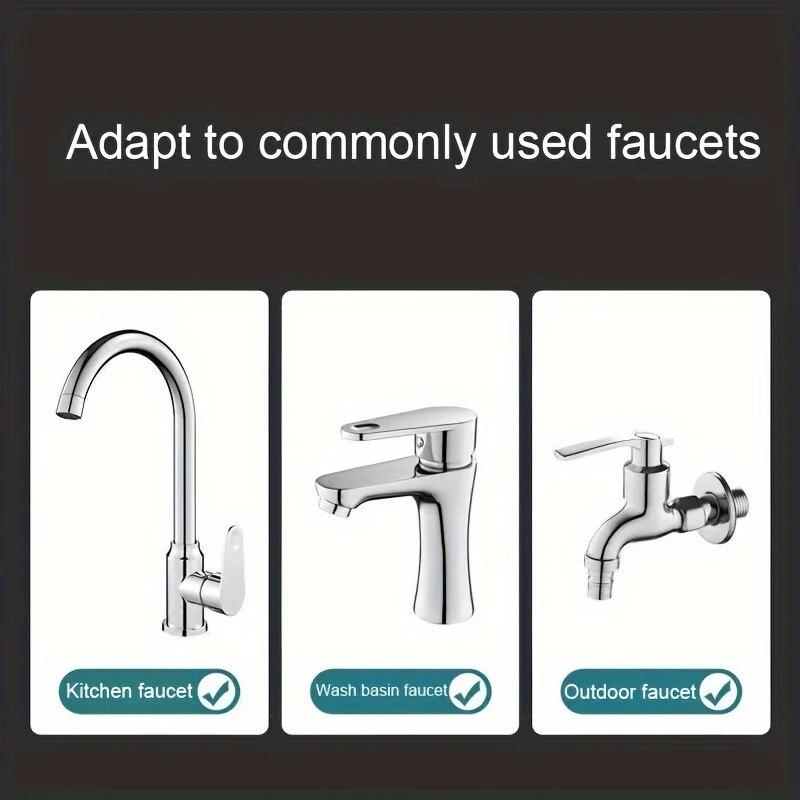 1pc Flexible Kitchen Faucet Sink Mixer Tap Sprayer Head Filtered Water Tap Replaceable Water Tap