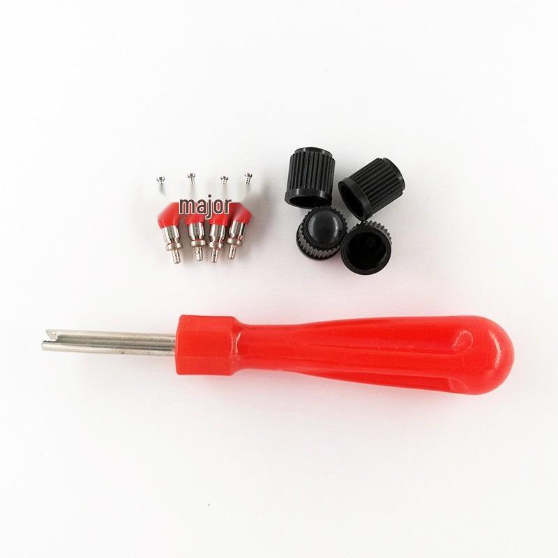 Sada nástrojů pro demontáž ventilových vložek pro elektromobily, jízdní kola a motocykly