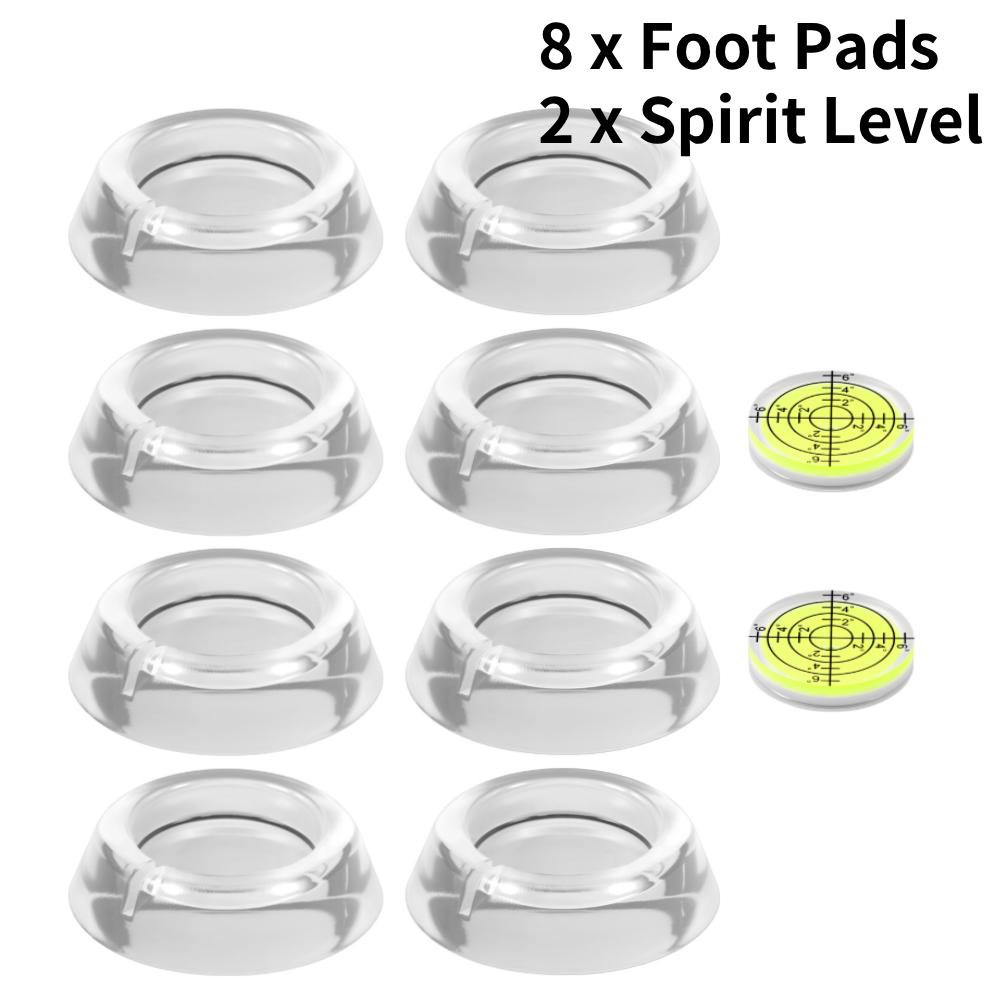 

8 шт. Антивибрационные ножки для стиральной машины, мебельные универсальные бесшумные нескользящие накладки, ножки для сушилки, холодильника, стола, фиксированные накладки