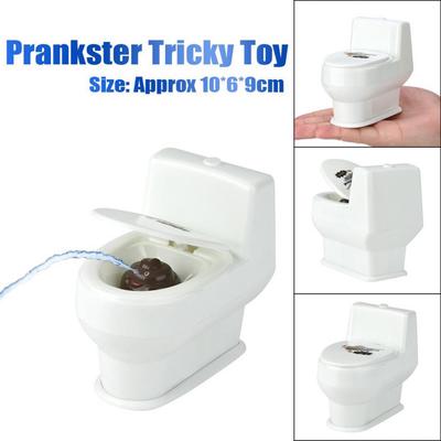 Mini Scherzo Spruzzo Acqua Spruzzata Toilette Closestool Scherzo Gag Giocattolo Divertente Regalo per Bambini