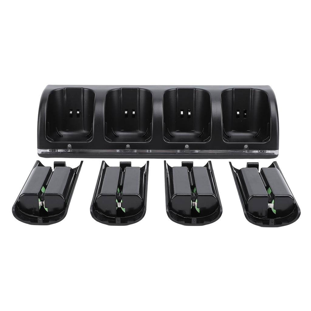 Controller  R Station for   Remotes Controller  R Dock Station with 4 Pack 2800mAh Re Able Battery