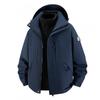 Men Women 3-in-1 Outdoor Waterproof Windproof Jacket With Detachable Down Inner Layer Hiking Camping Winter