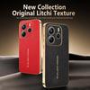 For Redmi Note 14 14 Pro 14 ProPlus Premium Electroplated Lychee-textured Phone Case That’s Shockproof and Fingerprint-resistant