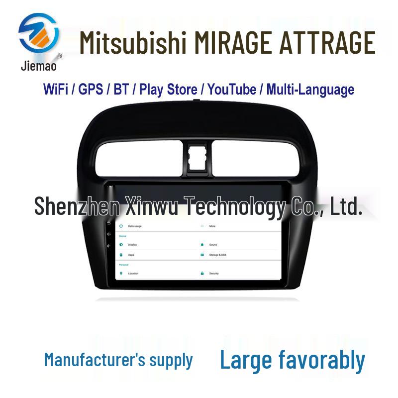 Mitsubishi Mirage Attrage 9" Smart GPS Navigation System with Bluetooth & WiFi