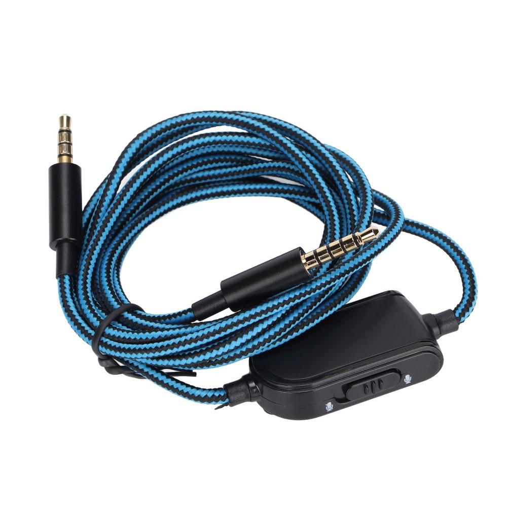 With Volume Control Mute Function 3.5mm To 3.5mm Replacement Audio Cable for Astro A10 A30 A40 A50