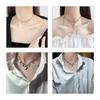 Punk Tassel Heart Pendant Necklace for Women Girls Gothic Sweet Cool Coarse Clavicle Chains Y2k Accessories Jewelry