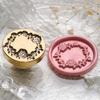 Wax Seal Stamp Exquisite Clear Texture Floral Pattern Sealing Wax Stamp Head Envelope Supply