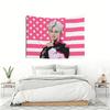 NCT Dream Jaemin Drapeau Rose Drapeau Américain Smoothie Kpop Bannière Merch Membre Cadeau pour Fans de Renjun Anniversaire Décor de Soutien de Concert