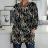 Plus Size Women Crew Neck Long Sleeve Tunic Soft Oversized Tops For Home Life And Casual Walking