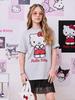 2026 Hello Kitty Tee soft cotton short sleeve crew neck cute print lightweight summer top for Women daily casual wear