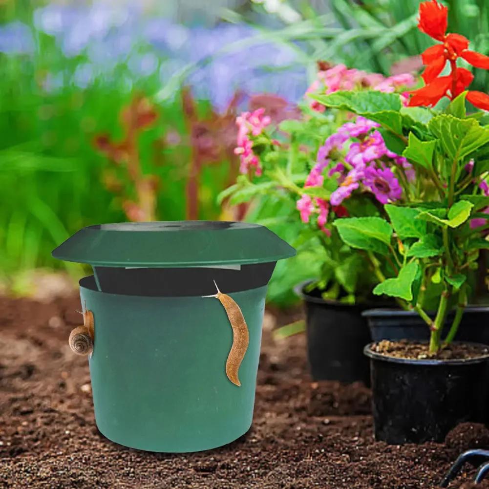 2-12PCS Snail Catcher Eco-Friendly to Catch Slugs Snail Trap Catcher Insect Trapper Snail House Garden Vegetable Supplies