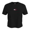 Tommy Jeans Womens/Ladies Embroidered Logo Cotton Cropped T-Shirt