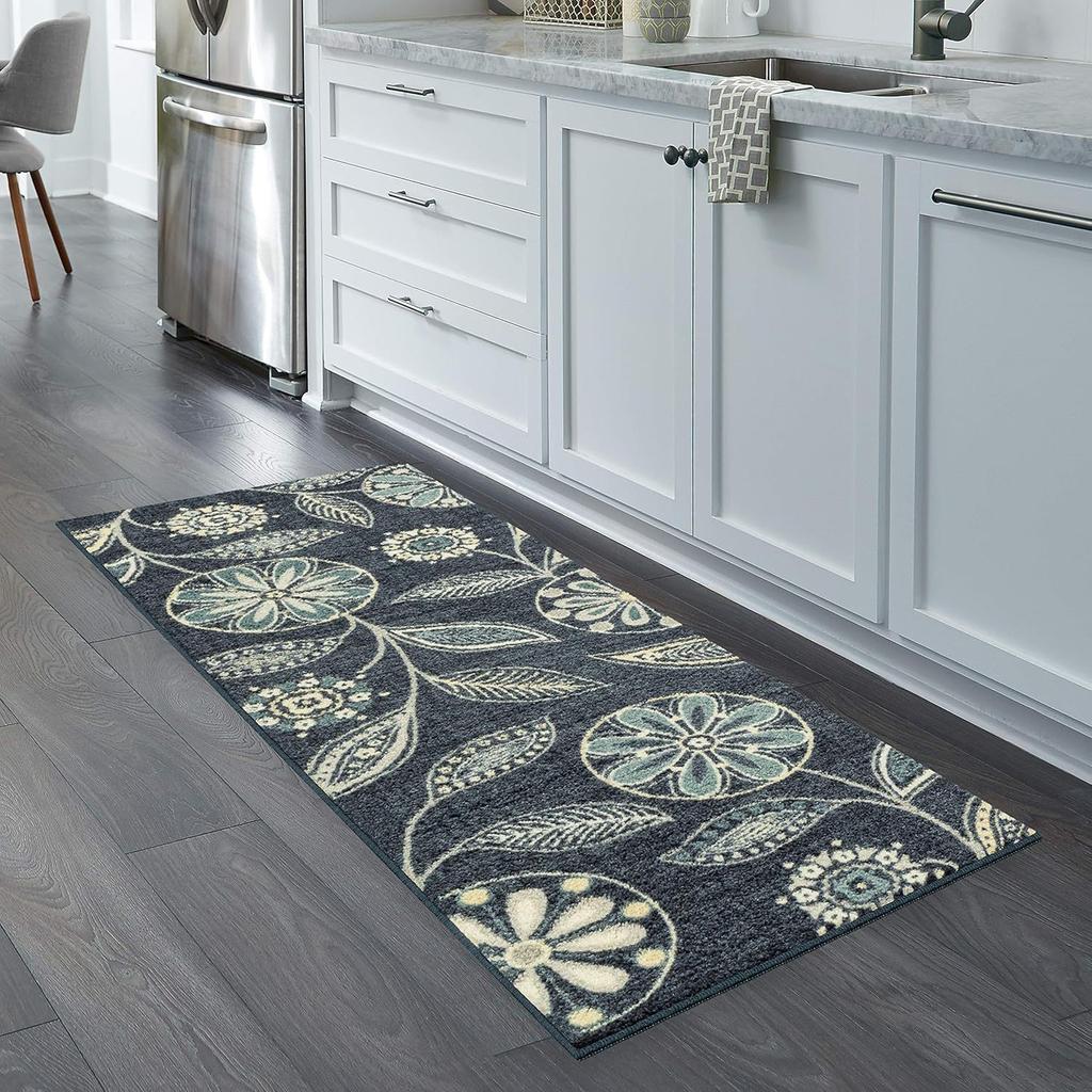 1 stk Anti-tretthets kjøkkenmatter, Bohemsk trykk Vanntett Sklisikker Tykk Polstret Kjøkkenmatte Kraftig Komfort Ståmatte for Kjøkken