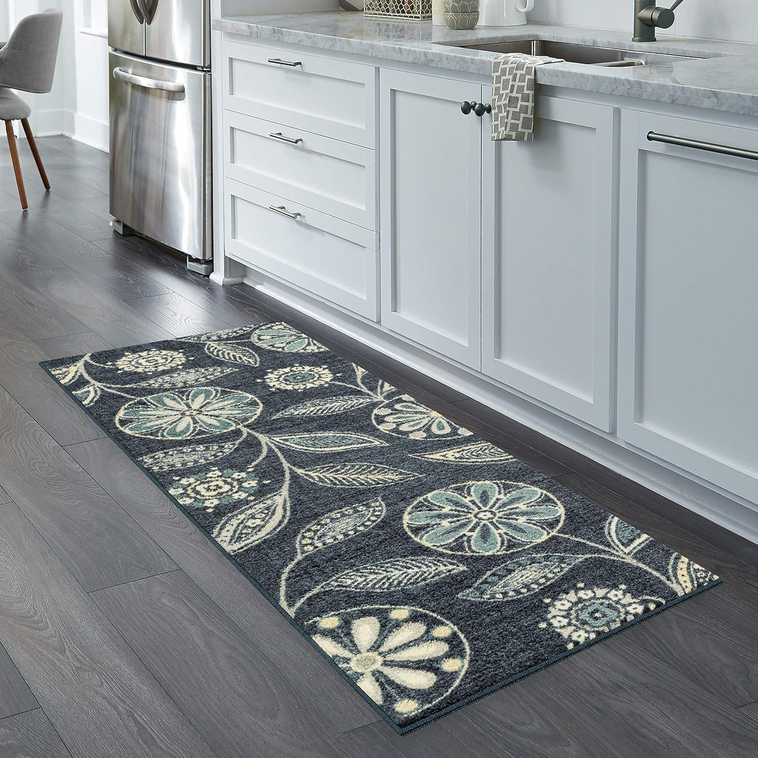 

1 шт. анти-усталостные кухонные коврики, богемный принт, водонепроницаемый нескользящий толстый мягкий кухонный коврик, прочный, удобный стоячий коврик для кухни 60*200cm