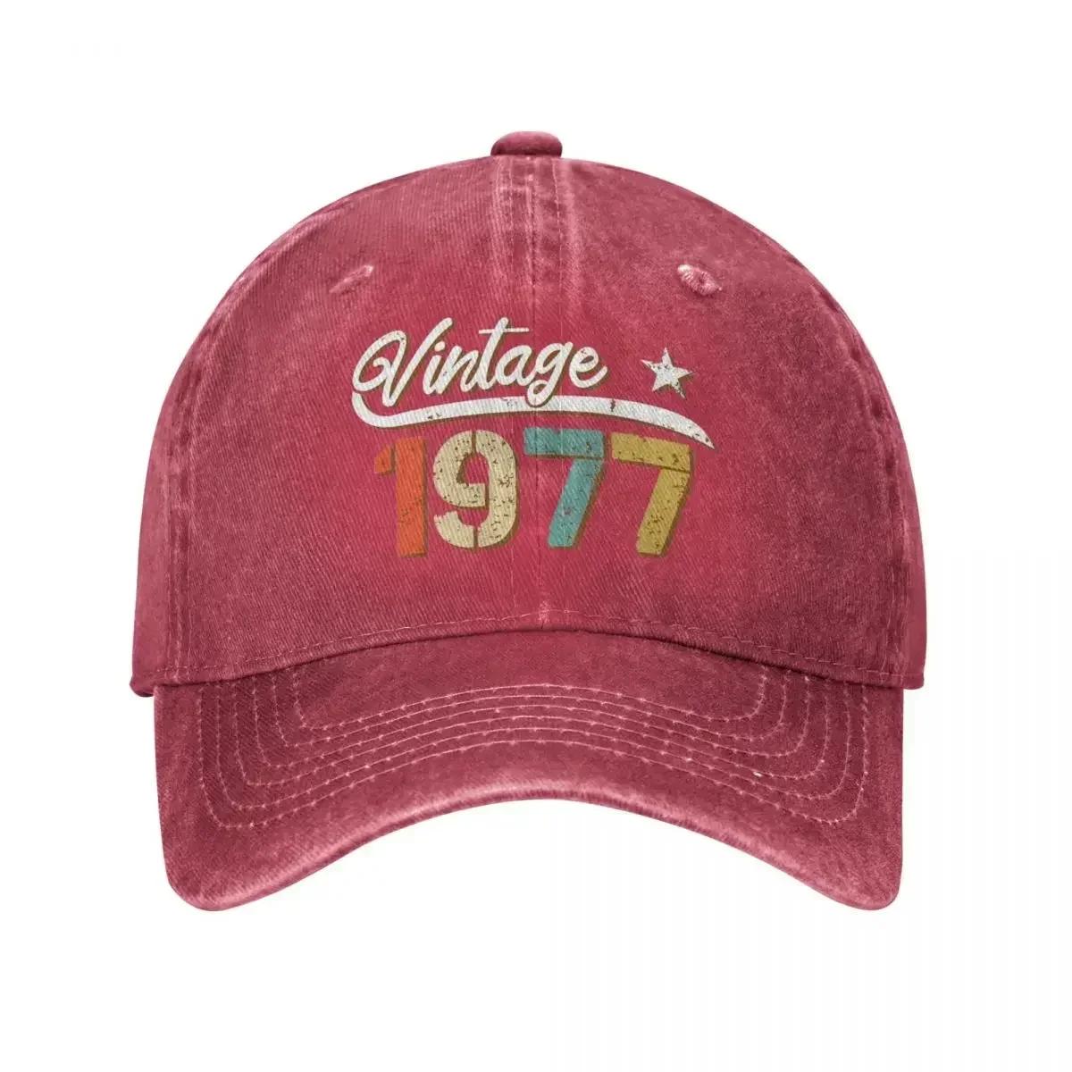 

Классические Бейсболки Рожден в 1977 Унисекс Стиль Потертая Стирка Snapback Кепка Винтажная Люди На Открытом Воздухе Бег Гольф Шляпа One Size