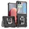 2-in-1 Composite Anti-drop Metal Ring Support Bracket Holder Case For Samsung Z Flip 7 Flip7 FE Galaxy Z Flip 6 5 4 Slim Cover