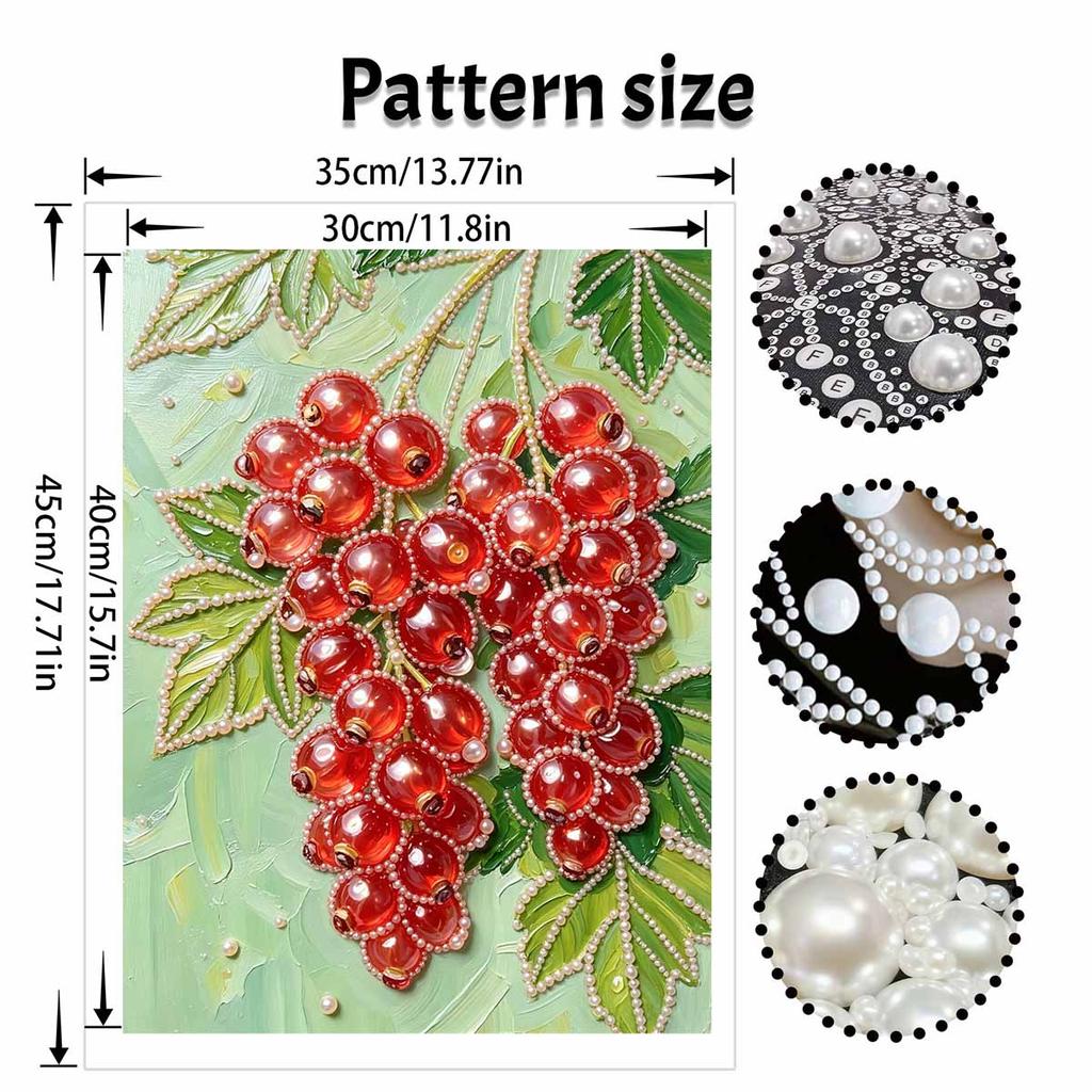 Animal Pearl Painting Handmade Diy Redcurrant Pearl Art Painting Stickers Home Decoration Gifts