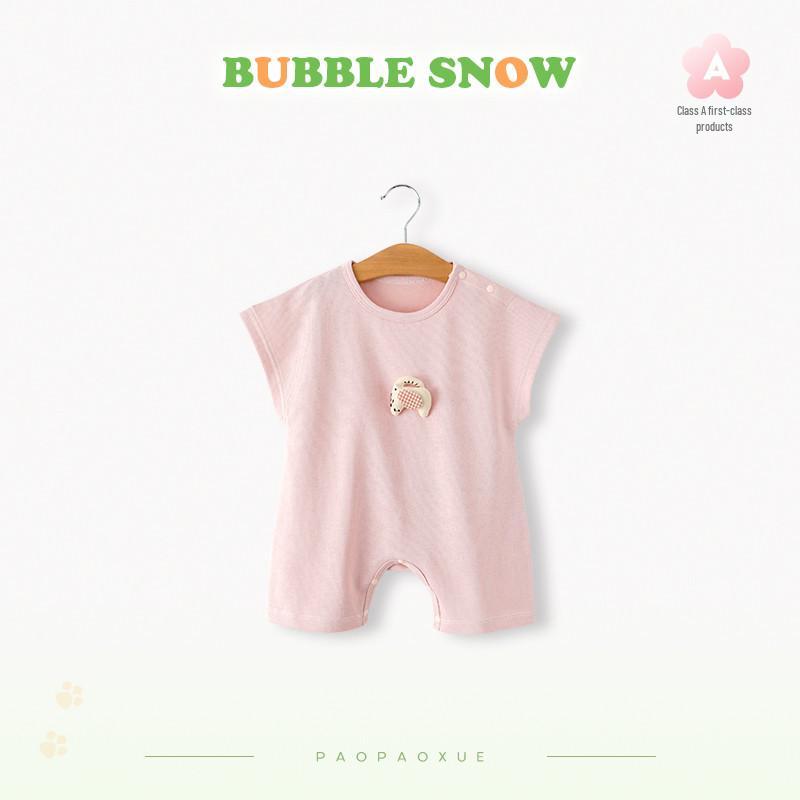 Baby Summer Sleeveless Romper, Outdoor Thin Belly Protection Suit for Boys and Girls