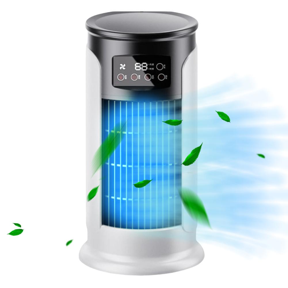Portable Tower Fan with 6 Speeds Cool Mist & 6H Timer Air Cooler Desk Fan Table Fan for Bedroom Living Room Office
