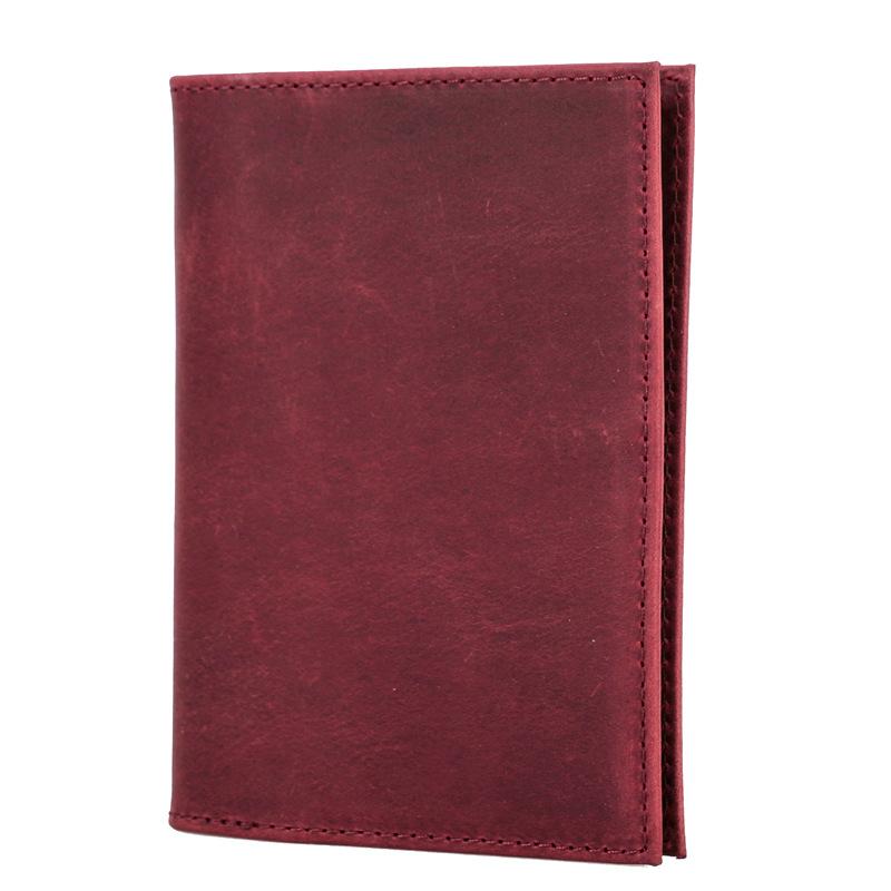 

Genuine Cow Leather Passport Holder with AirTag Case - RFID Blocking Travel Wallet, Anti-Lost Pocket & Card Holder for Men Women