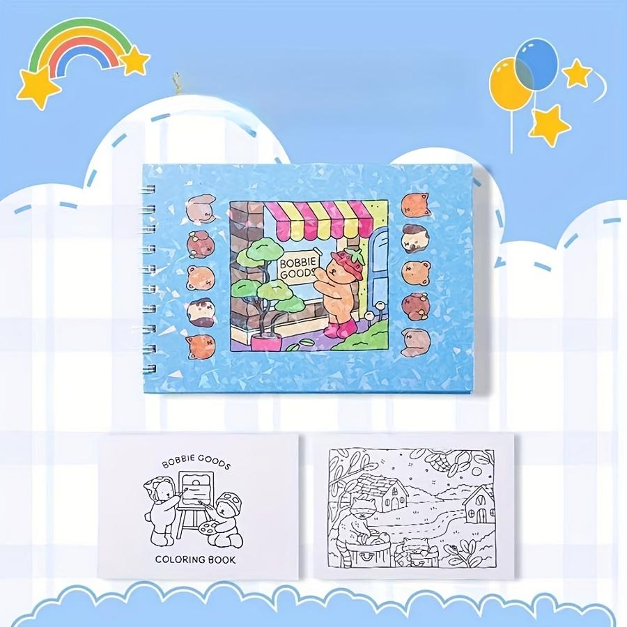 Fun Coloring Books for Youngsters, Cartoon Coloring Books, Multiple Cartoon Animation Figures Coloring Scheme