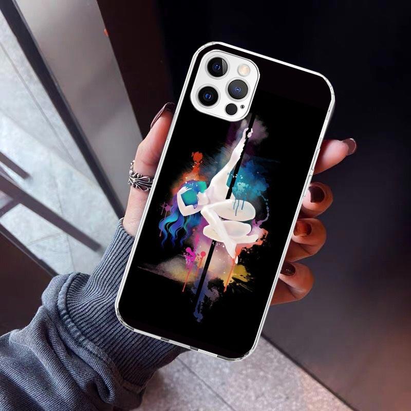 Pole Dancer Dancing Phone Case For iPhone 17 Air 11 13 Mini 14 15 Plus 16 12 Pro Max 16E SE 7 8 Pattern Soft TPU Back Cover  17