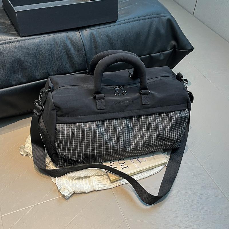 

Дорожная сумка большой вместимости, Модная и легкая женская сумка, Сумка через плечо для спорта и фитнеса, Багажная сумка чёрный