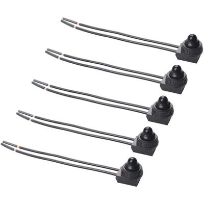 Hot! 5pcs/set Push  Button   Waterproof Switch On-off Light Switches 12v For Motorcycle/car