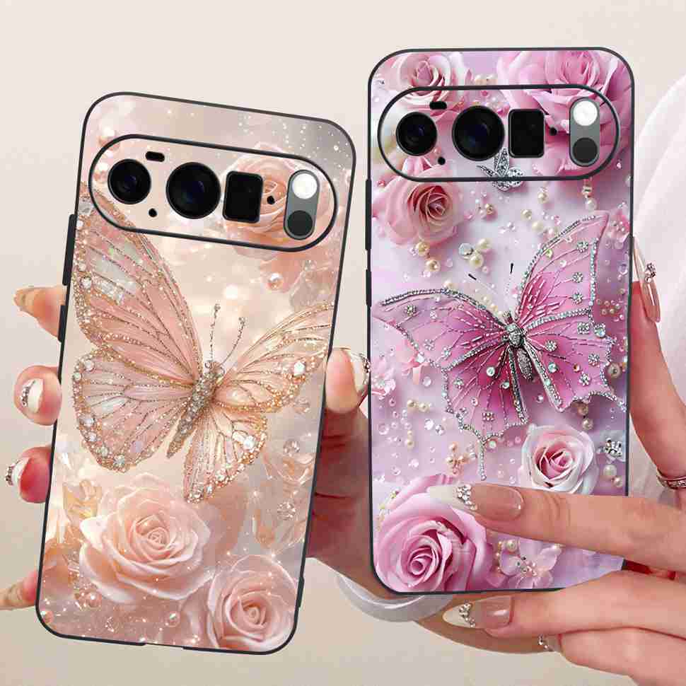 For Google Pixel 10 Pro 5G Case Fashion Painting Silicone TPU Black Soft Cover For Google Pixel 10Pro GEHN3 Phone Cases Bumper