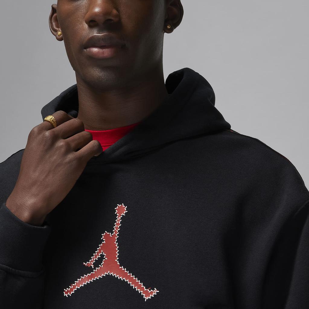 Jordan MVP Logo Hoodie Long Sleeve Casual Sweatshirt Men Tops Black FN6353-010
