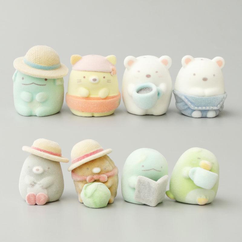 

8Pcs/set Kawaii Sumikko Gurashi Mini Action Figures Cute Ornaments Cake Decoration Dolls Adorable Hobby Toys Children Xmas Gift