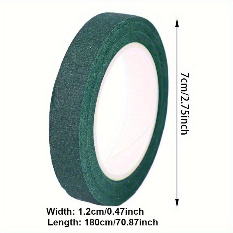 2/5/8 Rolls Green Bouquet Floral Tapes, Self-adhesive, for Wrapping Stamen, DIY Flowers Decor, with Floral Tape for Florist, Wedding Party Props