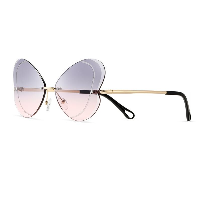 Ochelari de Soare la Modă Rezistenți la UV Ochelari de Soare Fluture pentru Femei Ochelari Temu