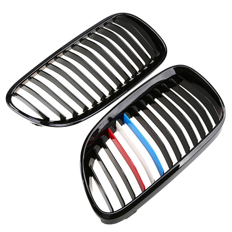 For BMW 3-Series E92 E93 Coupe Cabrio 2010-2013 Facelift Car Front Hood Kidney Grille Dual Slat Grill Exterior Parts