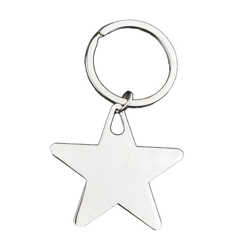 

Men’s Star Shaped Key Ring Alloy Metal Keychain Lightweight Portable Design Fashionable Jewelry Gift For Birthdays 1