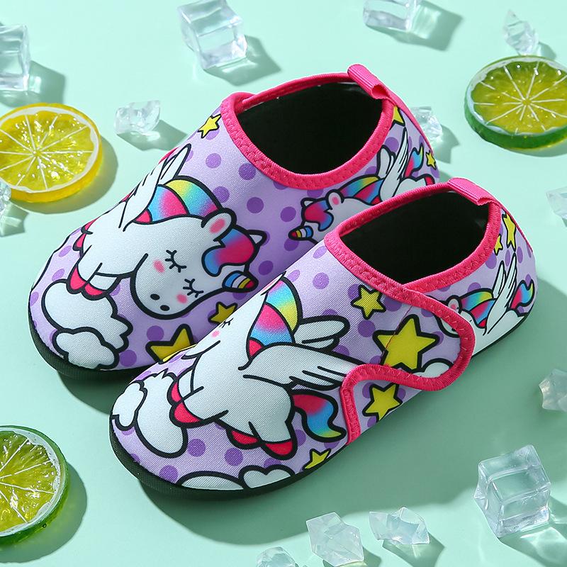 Children's Beach Shoes Diving Snorkeling Swimming Shoes Wading River Non-slip Bottom Seaside Skin Shoes Socks Water Park Shoes