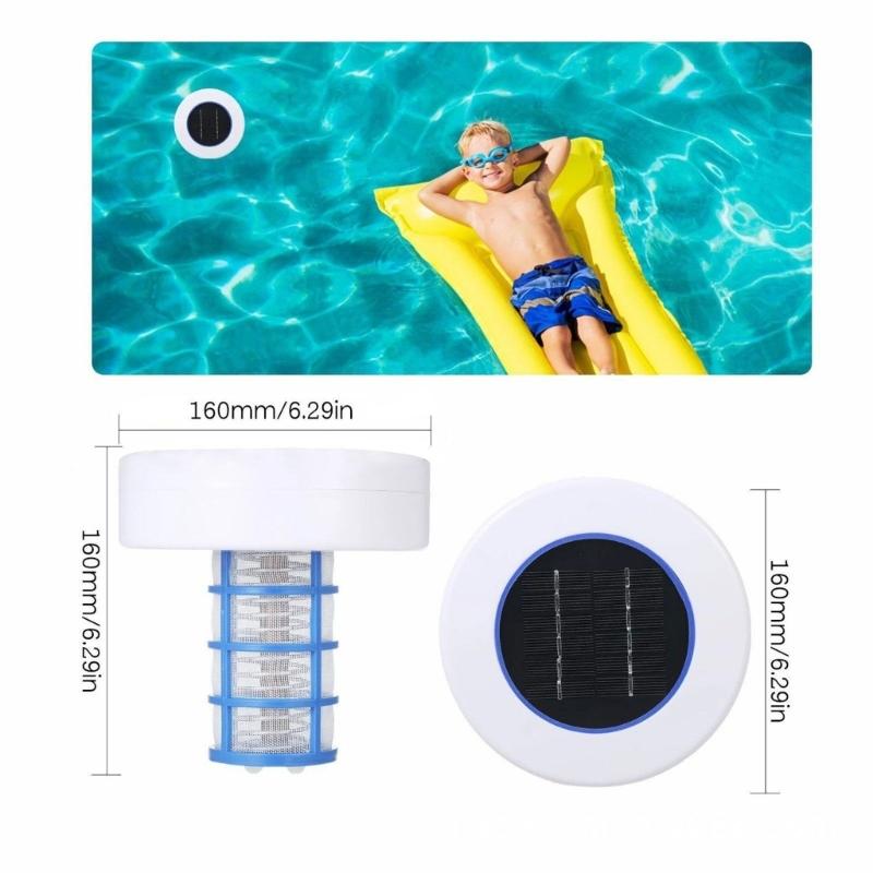 Swimming Pool Purifiers Replacement Solar Pool Ionizer Automatic Floating Pool Cleaner for Spa Hot Tubs Water Processor