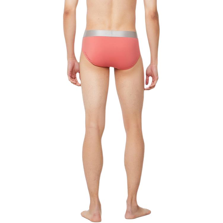 Calvin Klein Letter Logo Low Rise Elastic Triangle Underwear Men Underwear Pink NB4126-XKQ