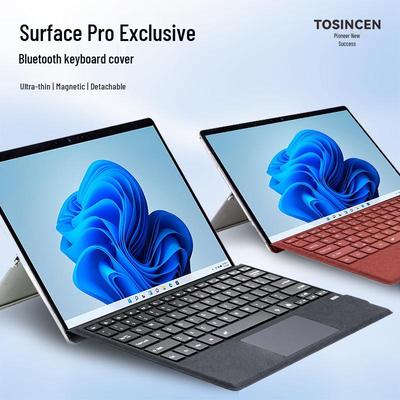 Magnetische ultra-dünne Bluetooth-Tastaturabdeckung für Microsoft Surface Pro 8/9/10/11/Pro X Tablets