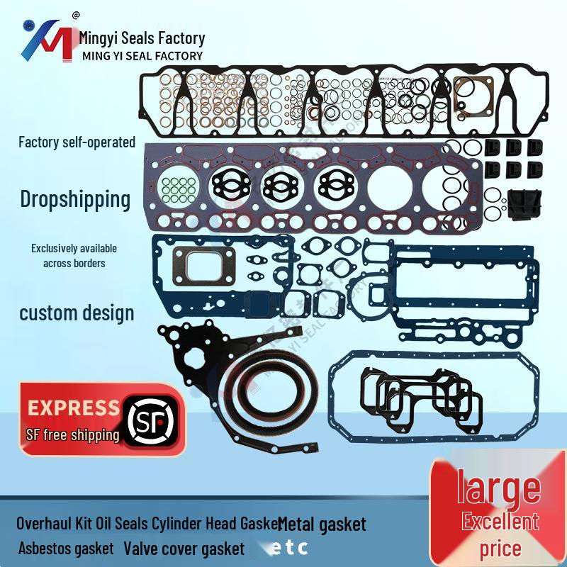 VOE15011490 D7D Motor Überholungssatz: Zylinderkopfdichtung für EC290B Bagger BF6M1012