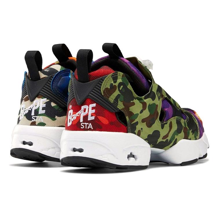 New Reebok Instapump Fury Bape Multi Camo Q47370